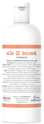 Olio di salmone vitaminizzato